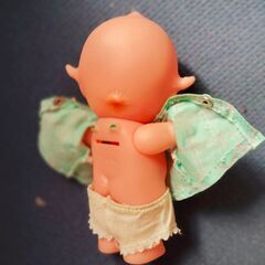 キューピー人形　昭和レトロ 貯金箱です。の画像