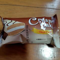 クリームケーキ　チョコ風味の画像