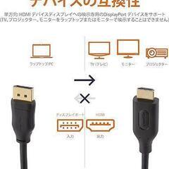 Amazonベーシック DisplayPort - HDMI 変換ケーブルの画像