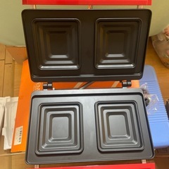 【新品・未使用】象印　ホットサンドメーカー(2枚焼き)　外箱付の画像