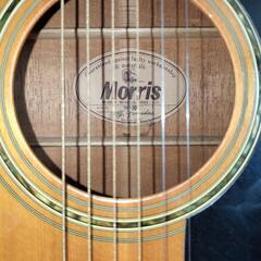 Morris 国産アコースティックギターW-30 ギターケース付 (草加