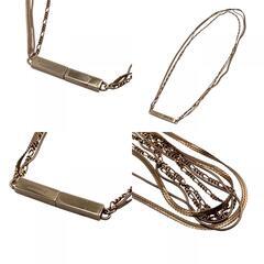 ボッテガヴェネタ BOTTEGAVENETA ネックレス 3連 925 ゴールドの画像