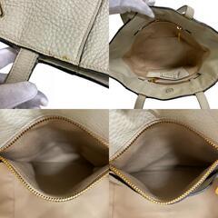 プラダ PRADA トートバッグ ヴィテロ・ダイノ ハンドバッグ 2way ショルダー BR5092 ホワイトの画像