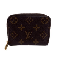 ルイヴィトン LOUIS VUITTON コインケース モノグラム ジッピーコインパース ラウンドファスナー コンパクトウォレット M60067 ブラウンの画像