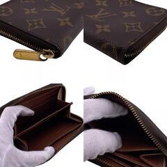 ルイヴィトン LOUIS VUITTON コインケース モノグラム ジッピーコインパース ラウンドファスナー コンパクトウォレット M60067 ブラウンの画像