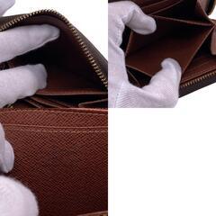 ルイヴィトン LOUIS VUITTON コインケース モノグラム ジッピーコインパース ラウンドファスナー コンパクトウォレット M60067 ブラウンの画像