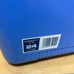 美品　PLUKY 釣り用クーラーボックス 青の画像