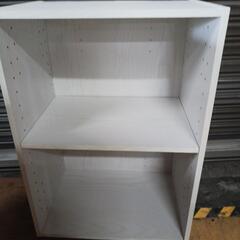 0806【1点100円】カラーボックス 木目 2段の画像