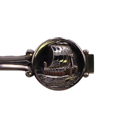 ジョージジェンセン Georg Jensen タイピン 船 タイバーモチーフ シルバーの画像