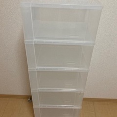 【定価9000円強】タワーボックス6段セット　スニーカー用ボックスの画像