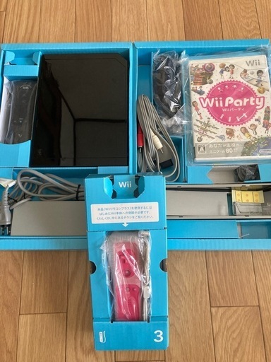 Wii 任天堂 Nintendo ニンテンドー 黒 クロブラックパーティ