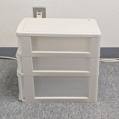 3段プラスチック収納ケース　エルピスAJ-412の画像