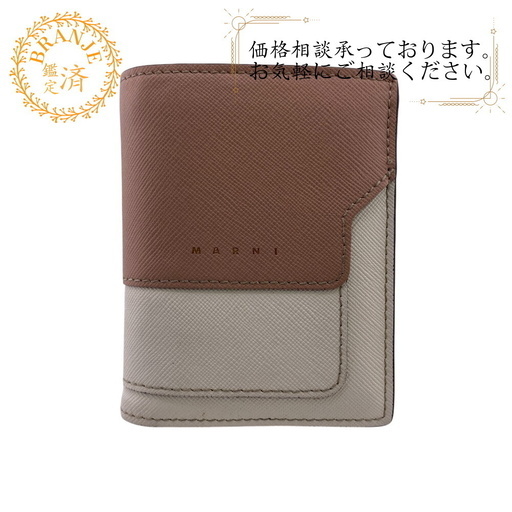 マルニ MARNI 二つ折り財布 ホワイト (HANNE) 大東の小物《財布》の