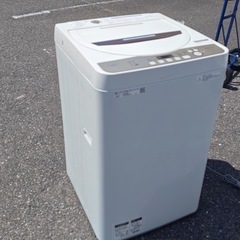 北九州市内配送無料　保証付き 2020年製 ES-GE6D-T 全自動洗濯機 ブラウン系 [洗濯6.0kg /乾燥機能無 /上開き] の画像