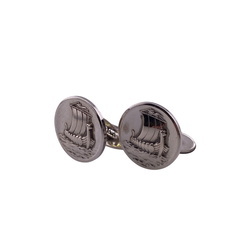 ジョージジェンセン Georg Jensen カフス タイバーモチーフ シルバーの画像