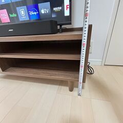 テレビボード　テレビ台　ニトリ　ブラウン　木製　幅90の画像