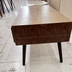 リユースのサカイ栃木店★ジモティ割あり★ 萩原株式会社 TV台 ブラウン W80×D45×H40 クリーニング済み TC10043の画像