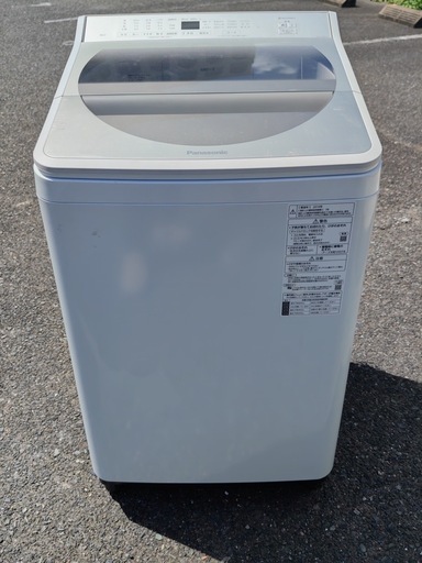北九州市内配送無料　保証付き パナソニックNA-FA80H7-W 全自動洗濯機 FAシリーズ ホワイト [洗濯8.0kg /乾燥機能無 /上開き]