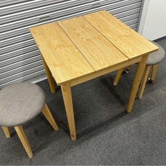イケア　カフェテーブル　ミニ椅子2脚セット　※家財便不可の画像