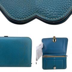エルメス HERMES 長財布 ドゴンGM ブルージーンの画像