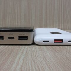 ( M-718 )モバイルバッテリー ２個まとめて セット 6400mAh 10000mAh PSEマーク認証 中古 動作確認済みの画像