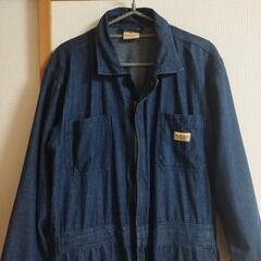 Goodwear　ツナギ　デニム地　Lサイズの画像