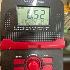 アルインコ　フィットネスバイク　クロス　レッド　AFBX4620 大阪引き取りの画像