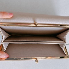 Samantha Thavasa Petit Choice 長財布 ベージュの画像