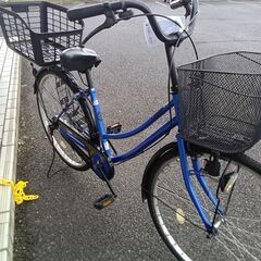 ★リユースのサカイつくば店★TK6024  軽快自転車 26インチ ブルー クリーニング済み 【リユースのサカイつくば店】の画像