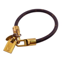 ルイヴィトン LOUIS VUITTON ブレスレット モノグラム ブラスレ ラックイット M6605F ブラウンの画像