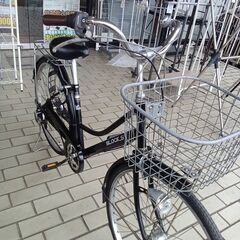 ★リユースのサカイつくば店★TK6025  軽快自転車 26インチ ブラック クリーニング済み 【リユースのサカイつくば店】の画像