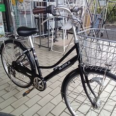 ★リユースのサカイつくば店★TK6025  軽快自転車 26インチ ブラック クリーニング済み 【リユースのサカイつくば店】の画像