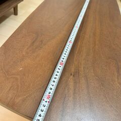 【折りたたみ可能✨】木製テーブル 幅95cm×奥行40cm ブラウンの画像