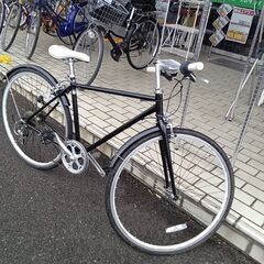 ★リユースのサカイつくば店★TK6026  クロスバイク ２８インチ ブラック クリーニング済み 【リユースのサカイつくば店】の画像
