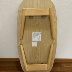 木製折畳みテーブルの画像