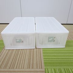 譲渡者仮決定／相談中のためお返事を控えております。（豊中市・伊丹市 市民限定）引出し収納ケース2個セット（豊中市伊丹市クリーンランド・リユース品）管理番号250804の画像