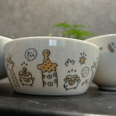 ラーメン丼、カレー皿、サラダボウル、小丼　4個口　お子様にも。の画像