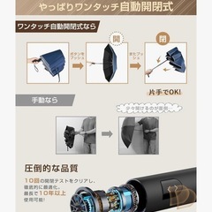 日傘　ワンタッチ開閉の画像