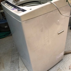 HITACHI小型洗濯機動作okです。の画像