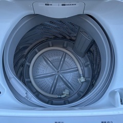 ２０２２年製　全自動洗濯機　アイリスオーヤマ　５．０ｋｇ　ホワイト　部屋干しモード　ＩＡＷ－Ｔ５０４の画像