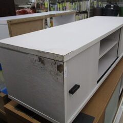 ジモティー割引🏷️【ジャングルジャングル 岸和田和泉インター店】ローボード　ホワイト　 和泉市 堺市 岸和田市 泉大津市 高石市 泉北郡熊取町の画像