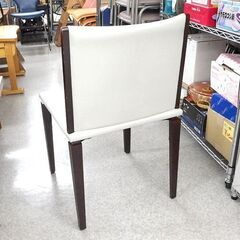 AD CORE ダイニングチェア ① 白 合皮 椅子 レストラン 喫茶店 エーディーコア 札幌市屯田店の画像