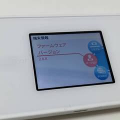 Speed Wi-Fi 5G X11〈NAR01〉モバイルルーターの画像