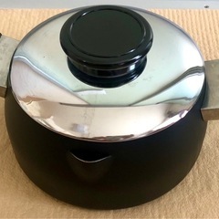 鉄製 揚げ物鍋 天ぷら鍋 蓋つきの画像