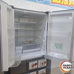 ✨値下げしました✨パナソニック　中古　NR-F486MEX-S型　ノンフロン冷凍冷蔵庫 シルバー　483ℓ　2021年製 ６ヶ月保証✨うるま市田場✨の画像