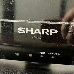 SHARP液晶テレビの画像
