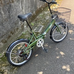 ※説明読んで【鹿児島県の方に】２０インチ・折りたたみ自転車・変速あり・使用頻度少ない の画像