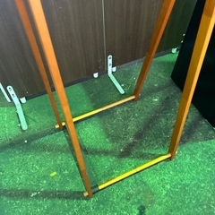 【リユース☆エコちょっぷ】木製　ハンガーラックの画像