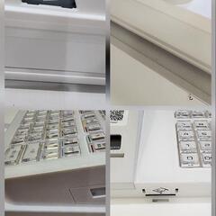 CASIO SR-S200-EX-WE レジスター ホワイト 美品 ロール5巻付の画像