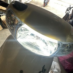 HONDA DIO AF34 AF35ライブディオ ZX カスタム ホワイトの画像